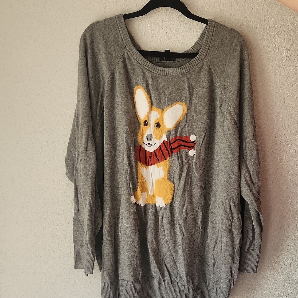 Torrid Gray Knit Sweater